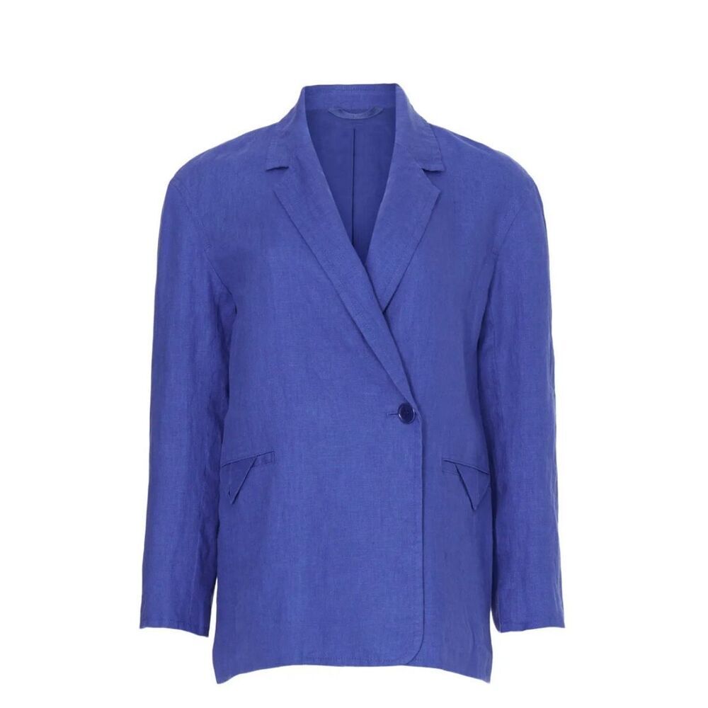 Madewell Double Breasted Linen Blazer Rent The Runway Pre-Loved XS $158 - Picture 5 of 6